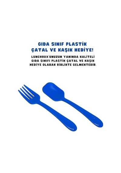 Bento 1030ml Lunchbox Tek Katlı 2 Bölmeli Paslanmaz Çelik Sefer Tası Yemek Kutusu
