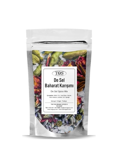 Tos The Organic Spices De Sel Baharat Karışımı 500 G