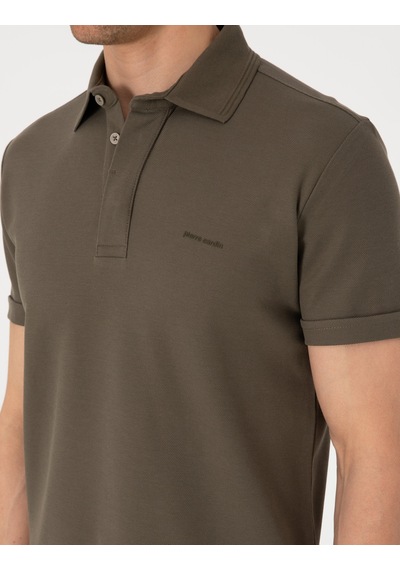 Pierre Cardin Erkek Haki Tişört Basic 50306154-vr027 Haki