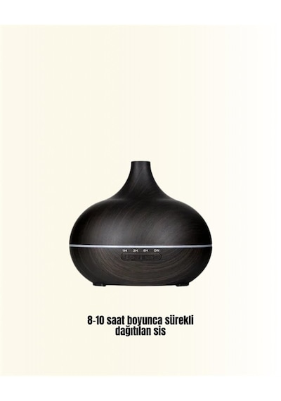 7 Renk Işıklı Ultrasonik Hava Difüzörü Sessiz Ve Güvenli Kullanım Mh-hs8895-2971