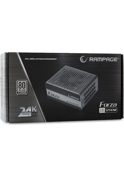 Rampage Forza FTX-1200-1 1200W 80+ Platinium Güç Kaynağı