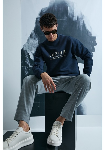 Lufian Oracle Erkek Sweatshirt Lacivert Lacivert 112030178100200