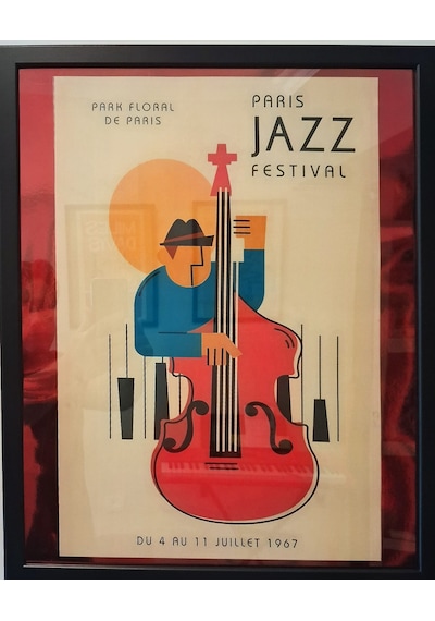 Jazz Poster Çerçeveli