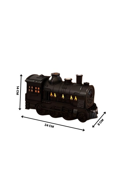 Premium Tren Tasarımlı Ultrasonik Aroma Difüzör Led Işıklı, Zamanlayıcılı, Hava Nemlendirici
