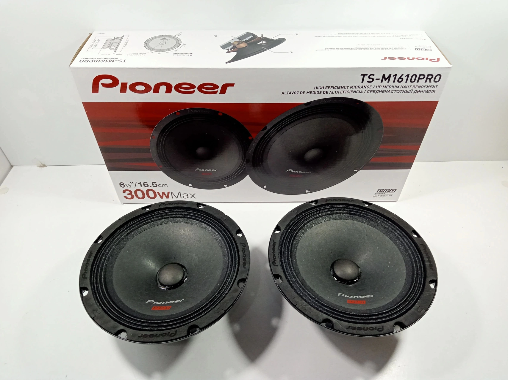 Pioneer Midrange 16cm - Pro Seri Pioneer Ts-m1610pro 16cm Midrange - 300w 100rms