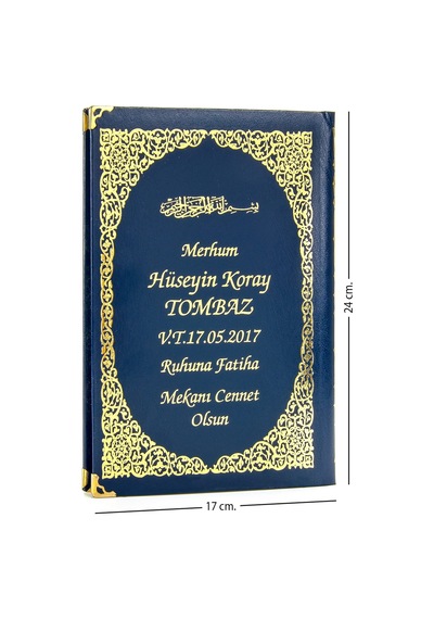 50 Adet - Isim Baskılı Ciltli Yasin Kitabı - Orta Boy - 176 Sayfa N11.5059