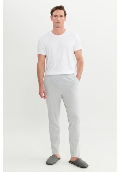 AC&Co / Altınyıldız Classics Erkek Grı Melanj Pamuklu Standart Fit Normal Kesim Beli Lastikli Cepli Pijama Altı Gri Melanj AC&Co / Altınyıldız Classics Erkek Grı Melanj Pamuklu Standart Fit Normal Kesim Beli Lastikli Cepli Pijama Altı Gri Melanj