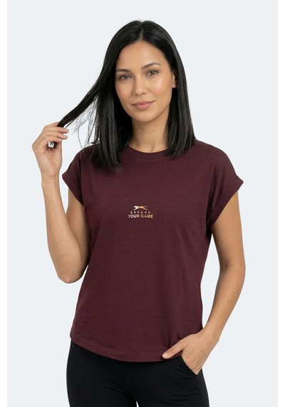 Slazenger Kapa Kadın Mürdüm Tişört