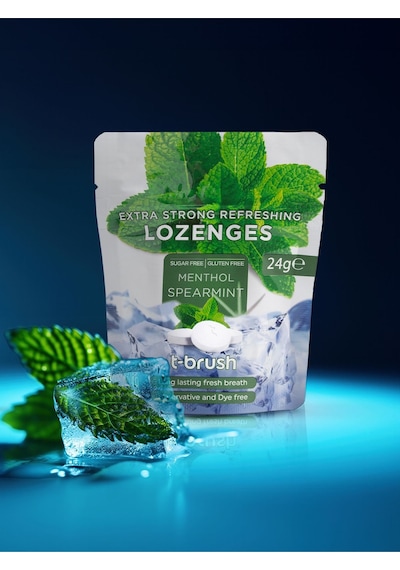 Tbrush Ağız Kokusu Önleyici Mentol ve Nane Aromalı Ağız Pastili - Alkolsüz ve Şekersiz