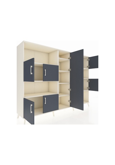 Hyperion Dolap 10 Raflı 9 Kapaklı 220x44x163 Aytaşı-antrasit/ayta Aytaşı-antrasit/aytaşı Hyperion Dolap 10 Raflı 9 Kapaklı 220x44x163 Aytaşı-antrasit/ayta Aytaşı-antrasit/aytaşı
