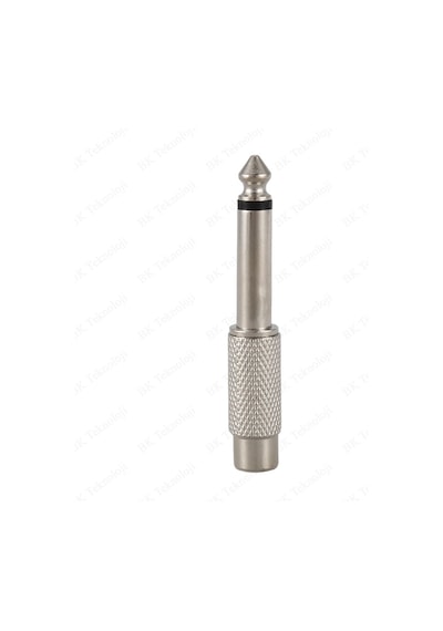 Yüksek Kalite Metal 6.35mm Mono Erkek - RCA Dişi Dönüştürücü