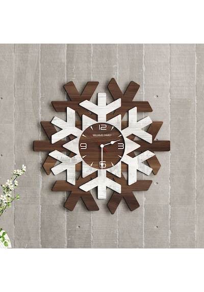 Bk Gift Kişiye Özel İsimli Dekoratif 45cm Ahşap Duvar Saati-17 , Ev Hediyesi , Arkadaşa Hediye , Sevgiliye Hediye Bitmeyen137065 Bk Gift Çok Renkli