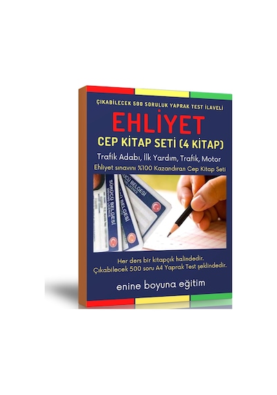 Ehliyet Cep Kitap Seti 4 Kitap