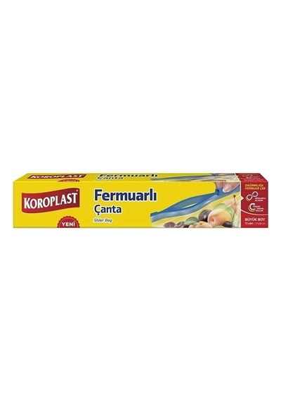 Fermuarlı Çanta Büyük Boy, 10'lu, 27 X 28 Cm, X 2 Paket
