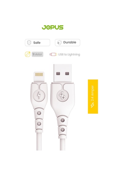 Jopus İphone 6 7 8 X Xs Xr 11 12 13 14 Serileri Uyumlu Hızlı Şarj Kablosu Usb To Lightning 1 Metre Jo-dk9