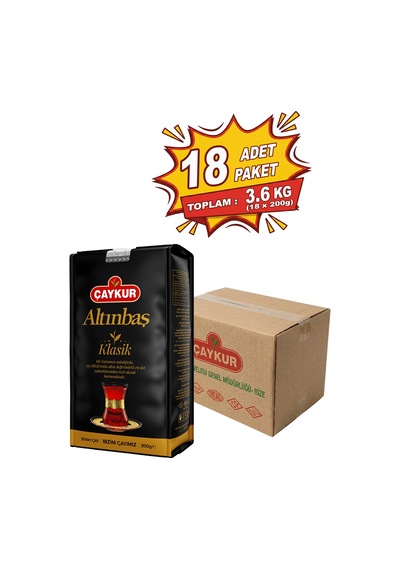 Altınbaş Dökme Çay 200 Gr. Onsekizli Paket