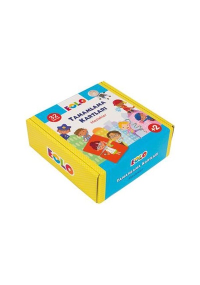 '+2 Yaş Meslekler Tamamlama Kartları (Eolo)