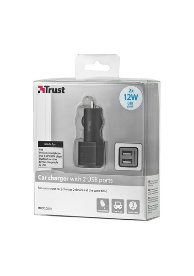 Trust 19171 Çift Usb&amp Amp 39 Li Araç Şarj Cihazı 2.4a