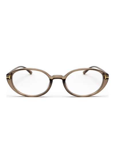 Alderon Bej Çerçeve Optik Uyumlu Vintage Retro Gözlük Bronz