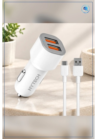 Type-c Araç Şarj Cihazı Çakmaklık Dual Port 15.5w 3a Hızlı Kablol