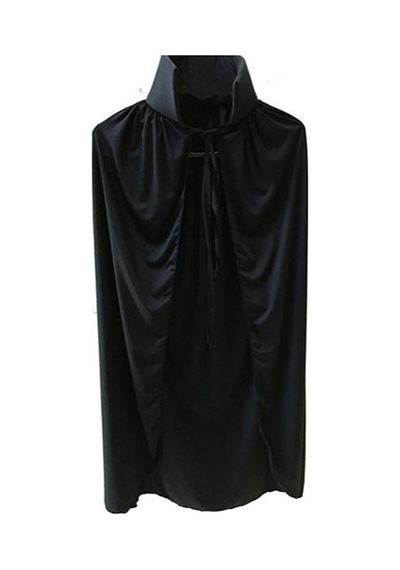 Siyah Yakalı Pelerin - Vampir Pelerin - Dracula Pelerin 90 Cm Pop