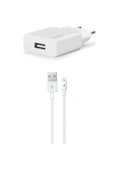 Ttec Smartcharger Seyahat Şarj Aleti 2.1A + Lightning Kablo Beyaz (425955527)