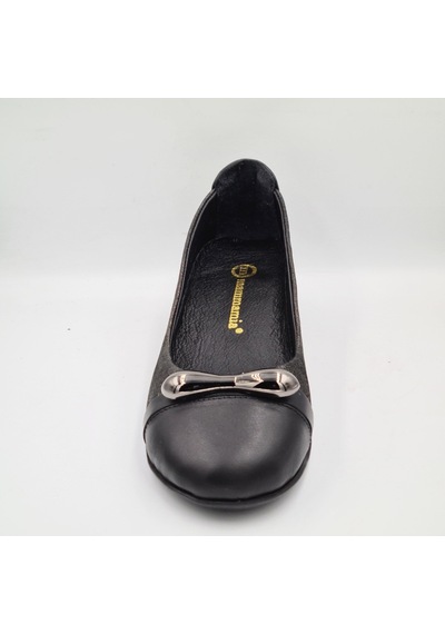 Mammamia D25ka-920 Siyah Çelik Faber Deri Dolgu Topuklu 4cm Kadın Günlük Casual Ayakkabı Siyah Mammamia D25ka-920 Siyah Çelik Faber Deri Dolgu Topuklu 4cm Kadın Günlük Casual Ayakkabı Siyah