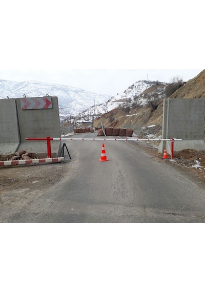 Santiye Ve Otopark Bariyeri Demir- Manuel Kumandalı Toplam 7Mt