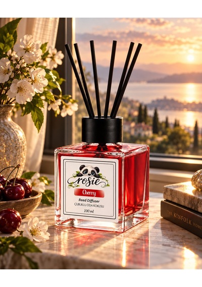 Rosie Kiraz 7'li Çubuklu Oda Kokusu Seti 7 X 100 Ml Meyvemsi Ve Neşeli Koku