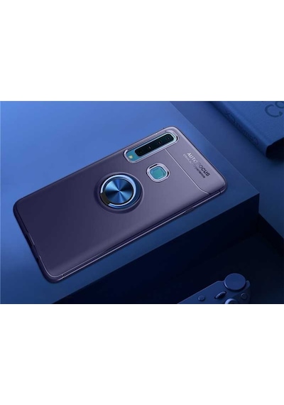 Samsung Galaxy Uyumlu A9 2018 Kılıf Yüzüklü Magnetli Ravel Case