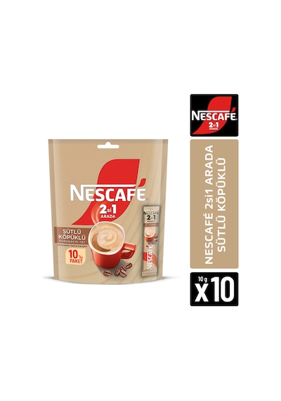 Nescafe 2si Bir Arada Sütlü Köpüklü Hazır