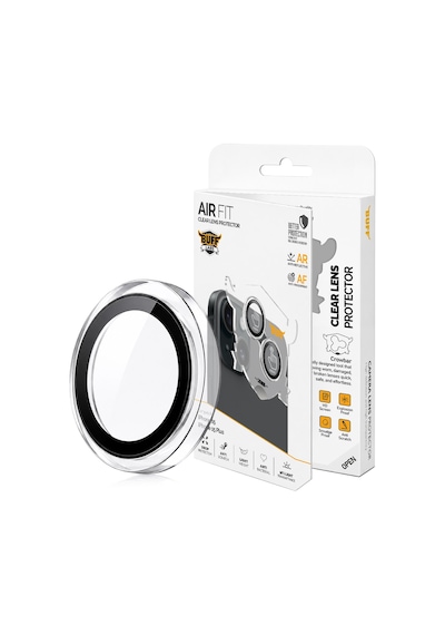 Buff İphone 15 / 15 Plus Air Fit Şeffaf Kamera Lens Koruyucu