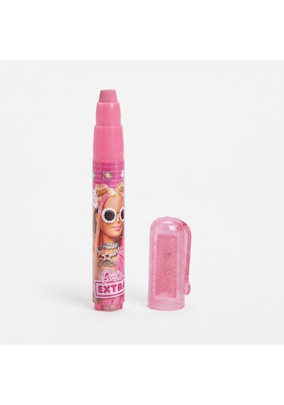 Bakgelal Lisanslı Barbie Extra Ruj Şeklinde Silgi Pembe Kapaklı Kırtasiye Okul Silgisi - 9056614920242
