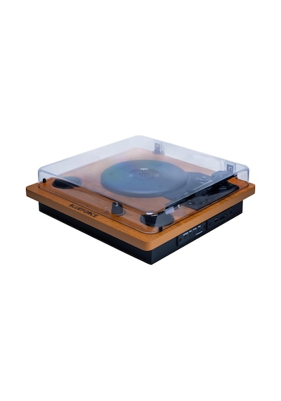 Soprano Ahşap Pikap Plak Çalar Retro Bluetooth Usb Sd Kart Aux Dahili Hoparlör Diğer