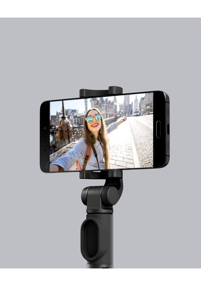Mey İthalat Bluetooth Selfie Çubuğu 360 Dönebilen Başlık, Kablosuz Bağlantı