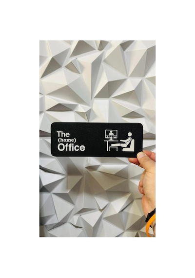 Home Office Kapı Tabelası Özel 17 Cmx6 Cm