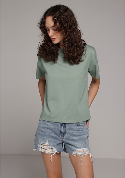 Colin's Colins Mom Fit Yüksel Bel Düz Kadın Light İndigo Denim Jean Şort Cl1081450 Q1.v1 Dn45059