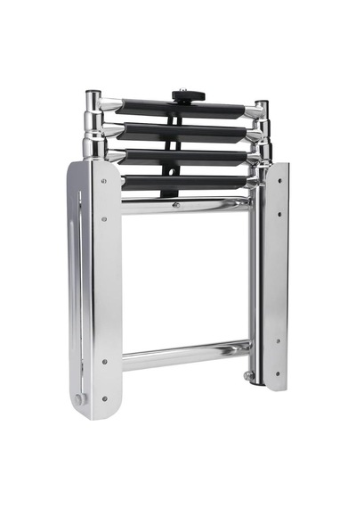 Erol Teleskopik Merdiven 4 Basamaklı Platform Altı Kızaklı 254x1150 mm