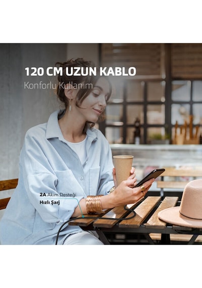 Ttec Alumicable USB-A - Lightning Şarj Kablosu