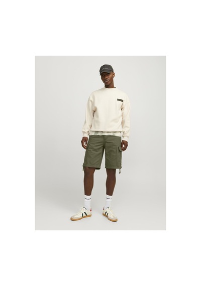 Jack & Jones Jpstcole Barkley Kargo Şort 12248685 Gri