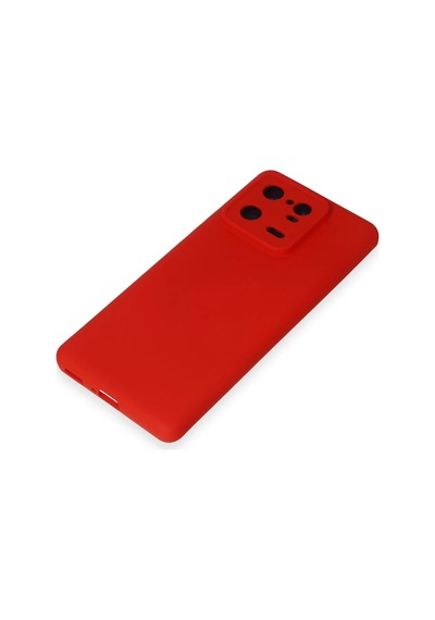 Newface - 644 - Xiaomi Mi 13 Pro Kılıf Nano İçi Kadife Silikon - Edntrend - - Kırmızı