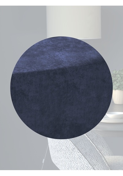 Kadife Efektli Lacivert Rengi Aura Serisi Runner 40 X 140 Lacivert
