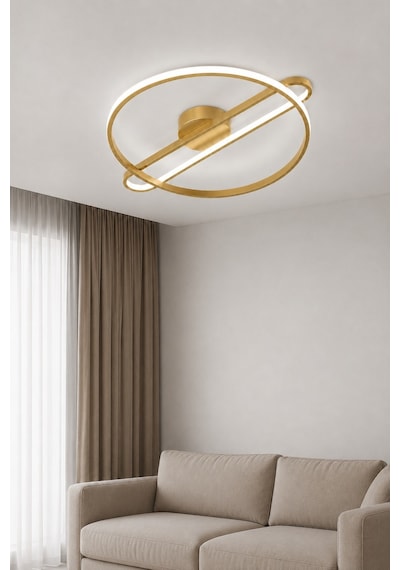 Alora Led Plafonyer Avize Beyaz Işık Eskitme