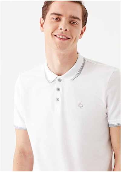 Mavi Polo Beyaz Erkek T-shirt Beyaz