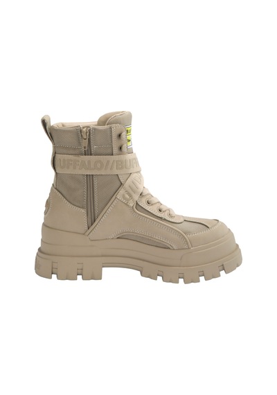 Oxford Klasik Kadın 1622065 Buffalo Aspha Com1 - Vegan Nubuck/nylon - Beige Bej