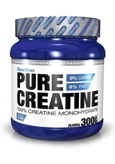 Quamtrax Nutrition Pure 100% Creatine Monohydrate 300 G - Usa Abd Aromasız