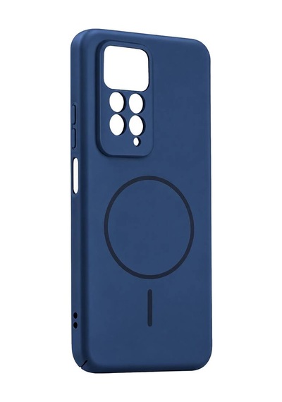 Xiaomi Redmi Note 11 Pro Mika Pc Magsafe Kapak - Mavi Evimdeyokyok