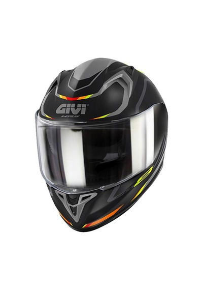 Givi 50.8 Mach1 Full Face Motosiklet Kaskı 67028 Mat Siyah Gri Kırmızı