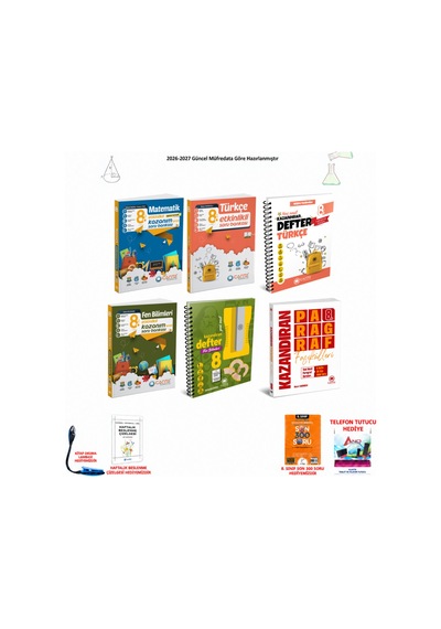 Çanta 8. Sınıf Lgs Tüm Dersler 213 6 Kitap Seti