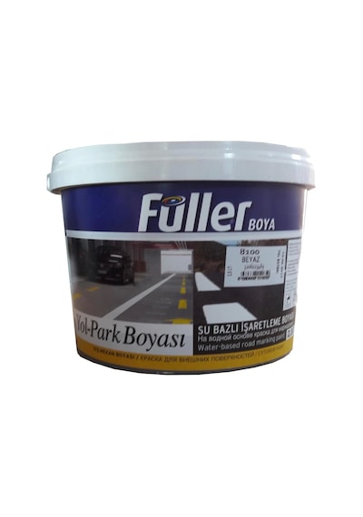 Mey İthalat Füller Beyaz Yol Çizgi Boyası 2,5 Litre Su Bazlı
